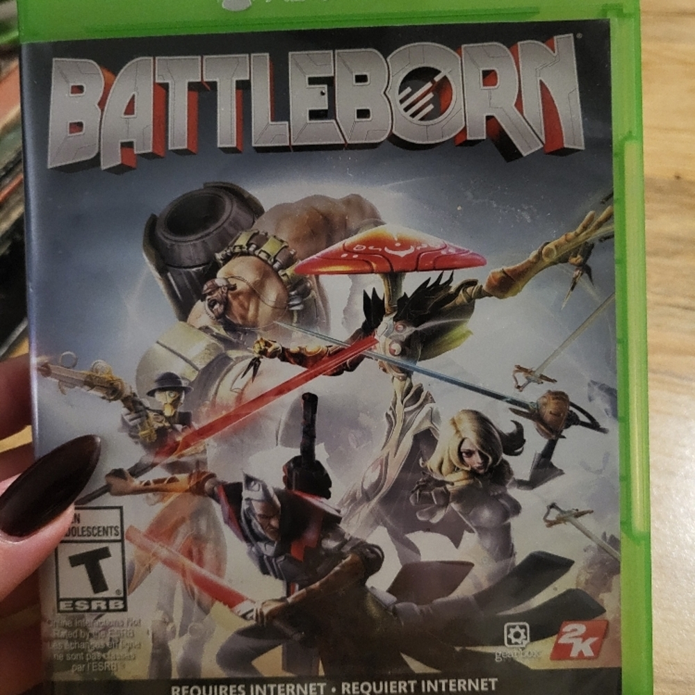 Battleborn Video Game for Xbox One - Green Case